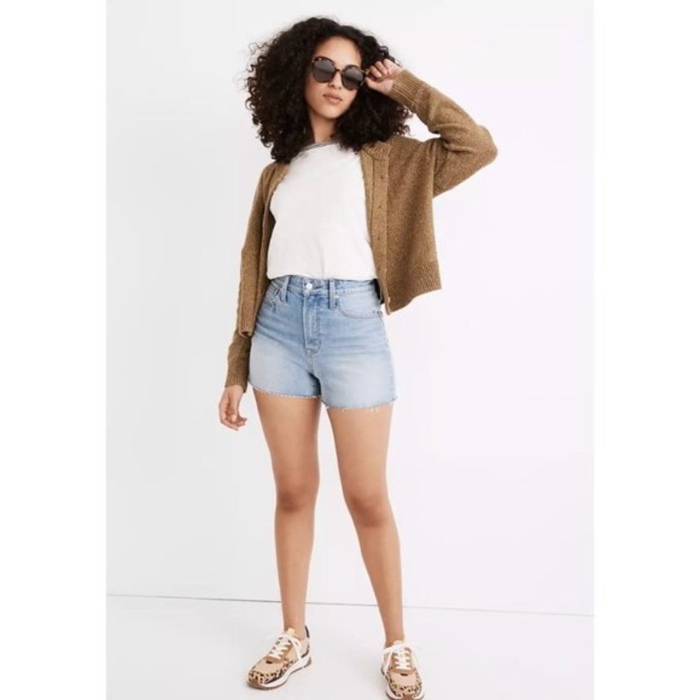 Madewell The Curvy Perfect Vintage Jean Short in Baylis Wash Size 24